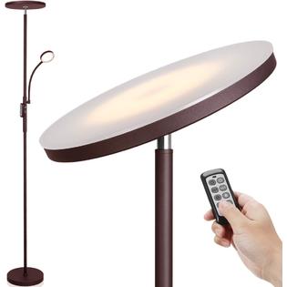 Led Floor Lamp Soarz Torchiere, Soarz Torchiere Floor Lamp With Adjustable Reading