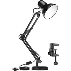 Ameritop Metal Desk Lamp Adjustable, Swing Arm Lamp Table