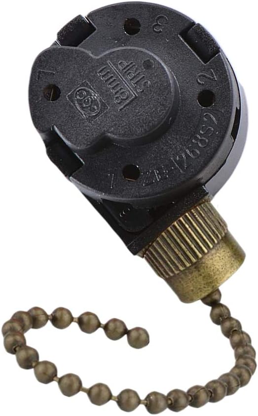Richardson Anointing Hands Inc Zing Ear Ze 268s2 Ceiling Fan Switch 3 Sd 4 Wire Replacement Control Compatible With Hunter Fans Lamp Zing Ear Ze 268s2 Ceiling Fan Switch, 4 Wire Ceiling Fan Switch