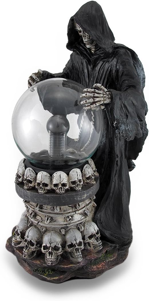 Dwk Corporation Destroyer Of Worlds Grim Reaper Plasma Crystal Ball Accent Lamp - Dwk Corporation Home Decor