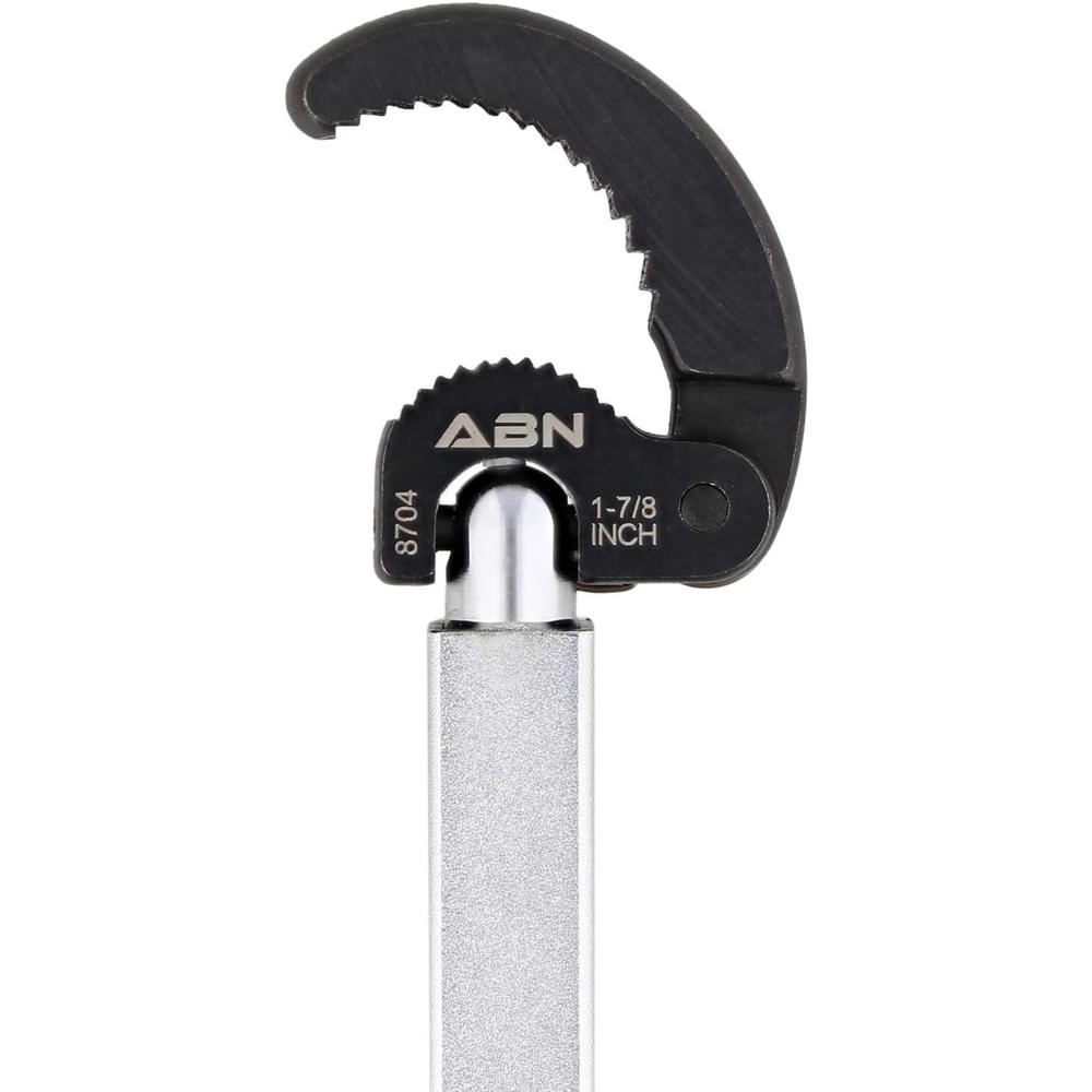 ABN Large Basin Wrench Extendable Faucet Installation Tool, Telescoping Plumbers Under Sink Telescopic 3/4 to 1-7/8