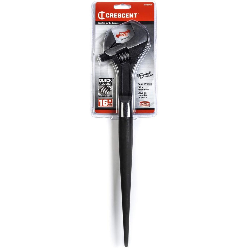 Apex Tools Crescent 10" Adjustable Black Oxide Construction Wrench - AT210SPUD