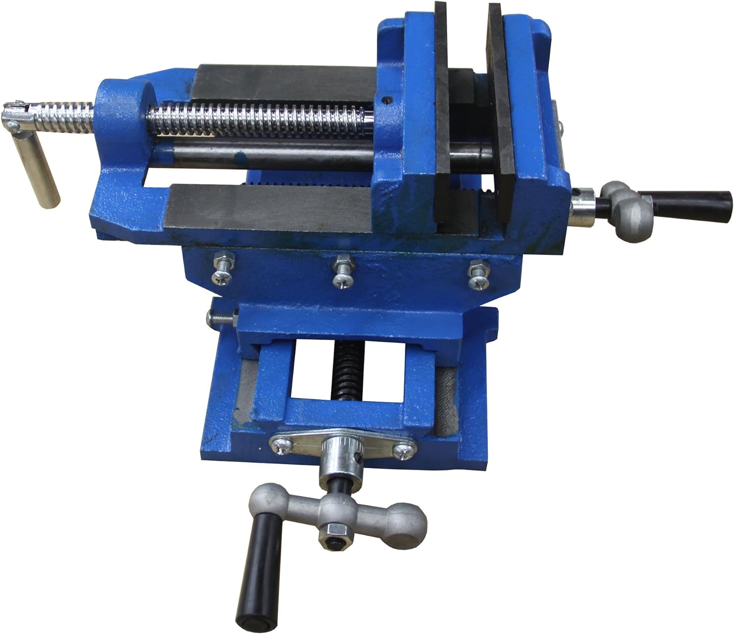 HFs (R) 3" Cross Slide Vise Drill Press Metal Milling 2 Way X-Y Heavy Duty Clamp Machine