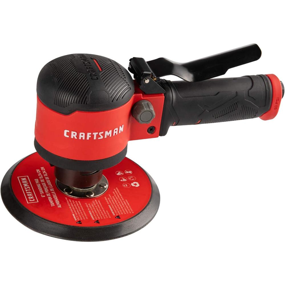 Craftsman CMXPTSG1014NB Dual Action Air Disc Sander, Red