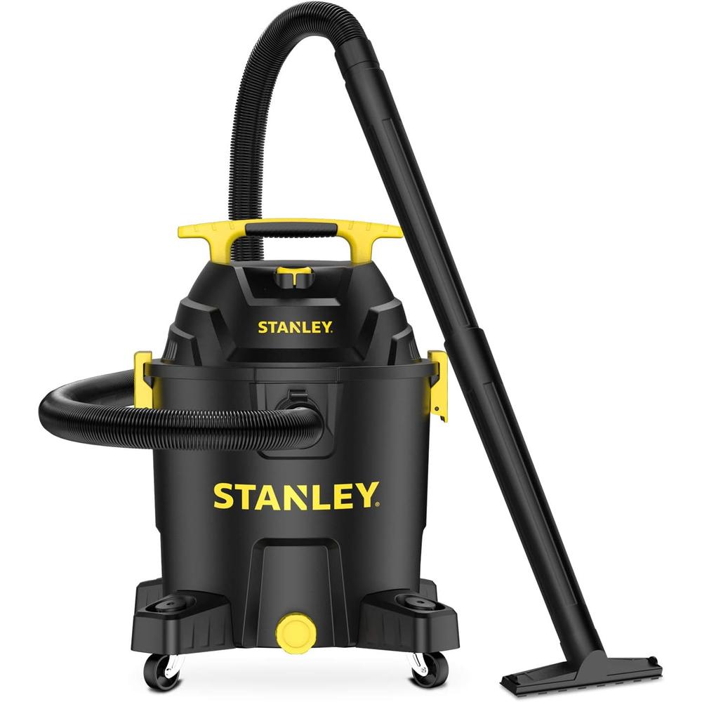 STANLEY SL18701P-10A Wet/Dry Vacuum,10 Gallon 6.0 Peak HP, 10Gallon, Black