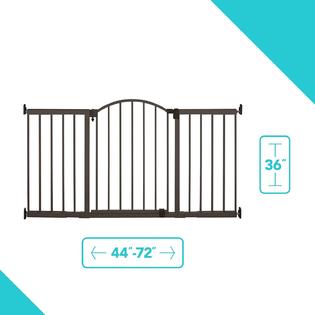 No Summer Metal Expansion 6 Foot Wide Extra Tall Walk Thru Baby Gate Bronze Finish A 36a No Summer Metal Expansion 6 Foot Wide Extra Tall Walk Thru Baby Gate Bronze Finish A 36a
