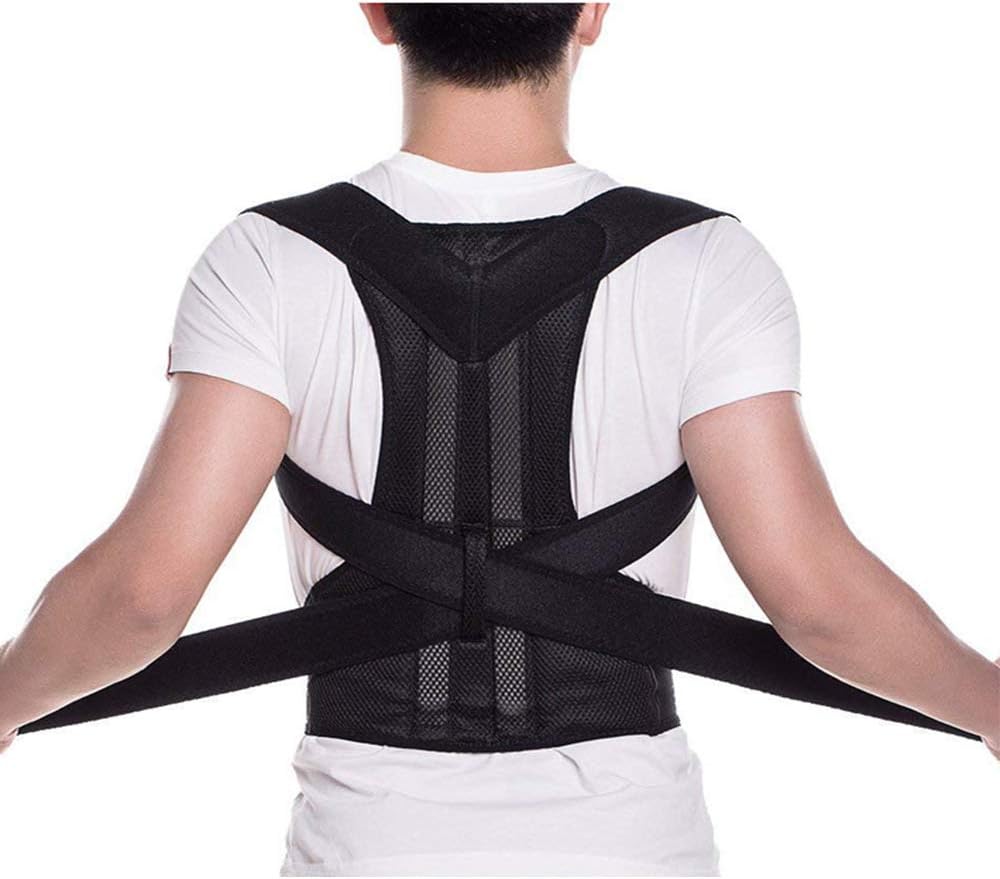 Loovit Back Brace Posture Corrector - Back Support Belt with Fully Adjustable Straps Relief Lower