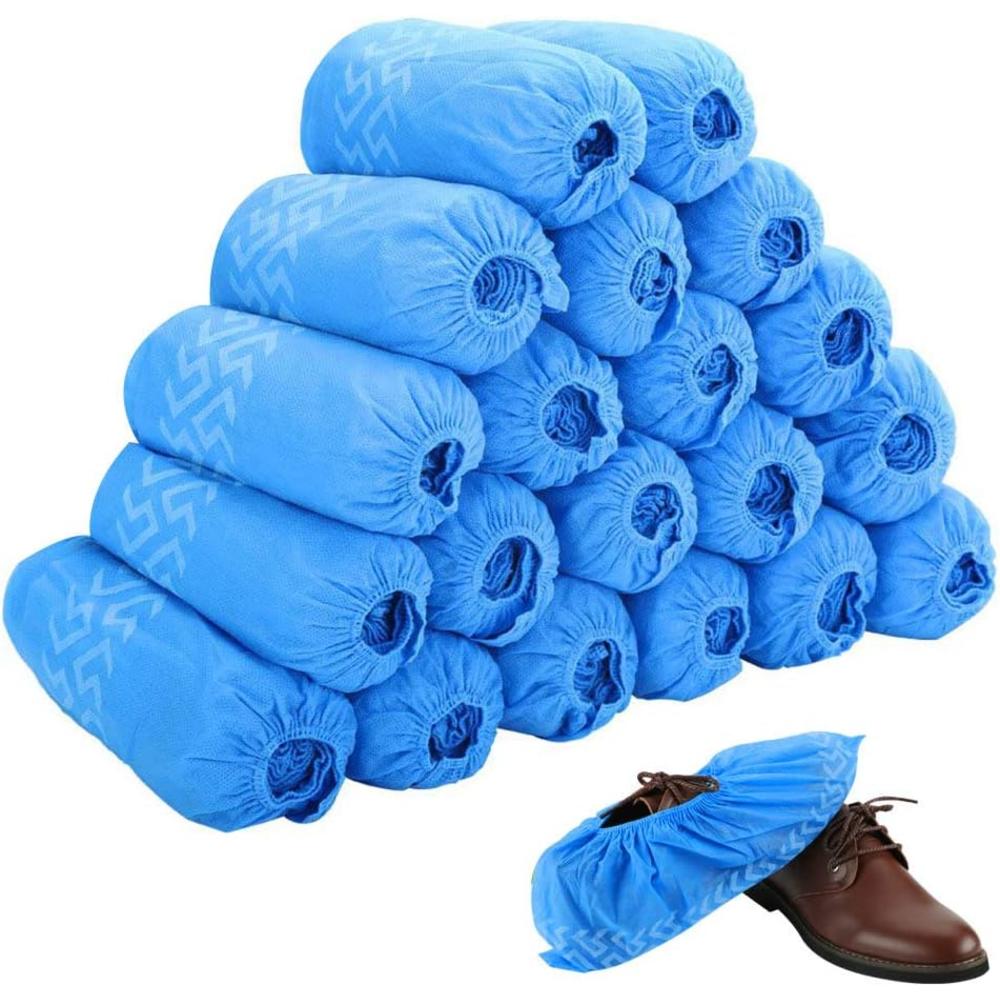 tomus-uni disposable shoe covers 200 Pack (100 Pairs)