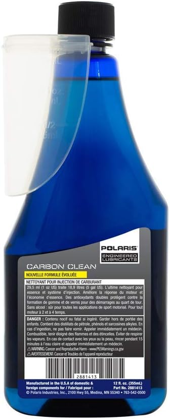 Polaris Carbon Clean Fuel Treatment For Use In 2 Cycle And 4 Cycle Engines 2881413 12 Ounces Polaris Carbon Clean Fuel Treatment For Use In 2 Cycle And 4 Cycle Engines 2881413 12 Ounces