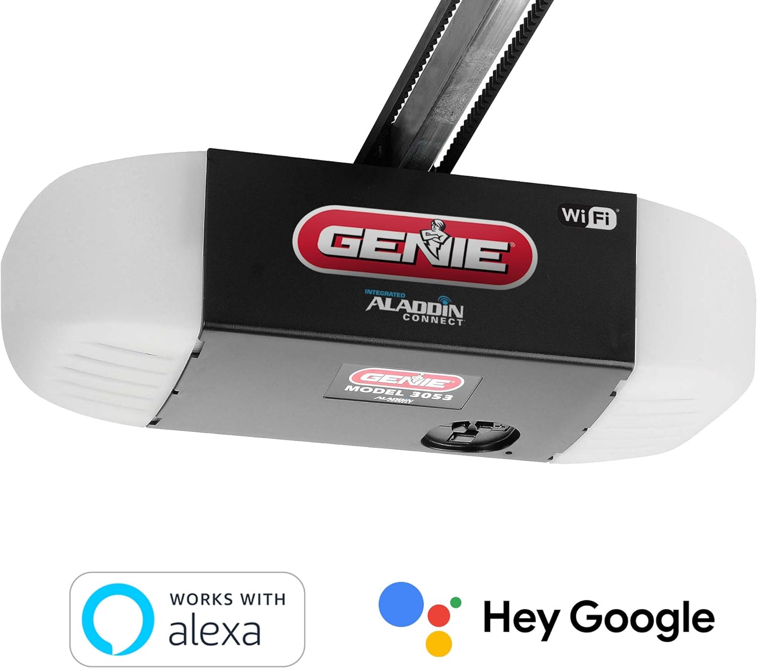 Genie 1/2 HPC 3053-TV QuietLift Connect smart garage door opener, Wi-Fi,  Works with Alexa