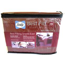 Sealy Best Fit Sheet Set Sealy Best Fit Twin Sheet Set Cordovan