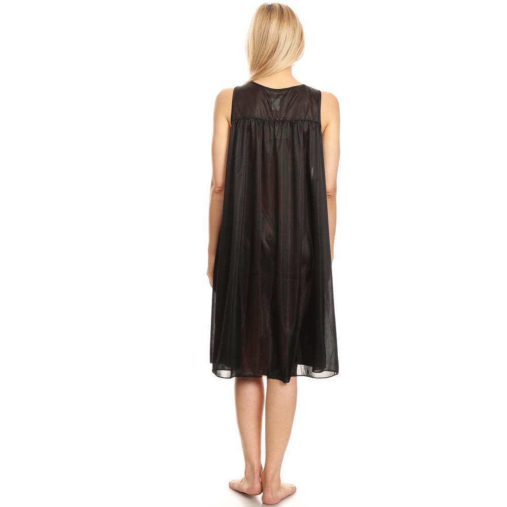 Lati Fashion 9047 Women Nightgown Sleepwear Plus Size Available Pajamas Short Sleeve Sleep Dress Nightshirt