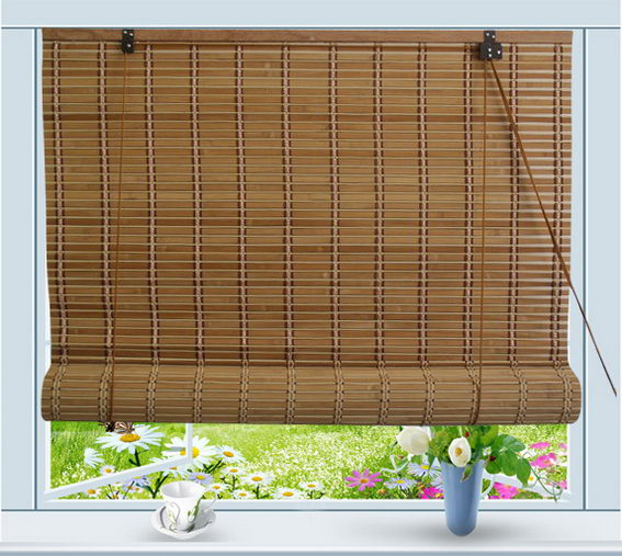 Dragon Arts Bamboo Roll Up Window Blind Sun Shade W36" x H72"