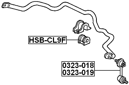 Febest 2005 Honda Accord Suspension Integral Link 0323 Febest 2005 Honda Accord Suspension Integral Link 0323 019 Oem