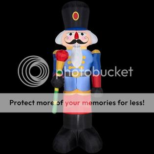 Christmas pathway markers at lowes.com Gemmy CHRISTMAS INFLATABLE 6 1/2' NUTCRACKER YARD PROP DECORATION