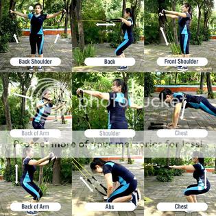Upowex Resistance Band Set 100 Life Time Guarantee 5bands