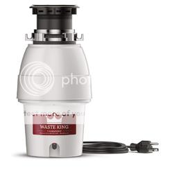 Waste King L-2600 Garbage Disposal  with Power Cord, 1/2 HP
