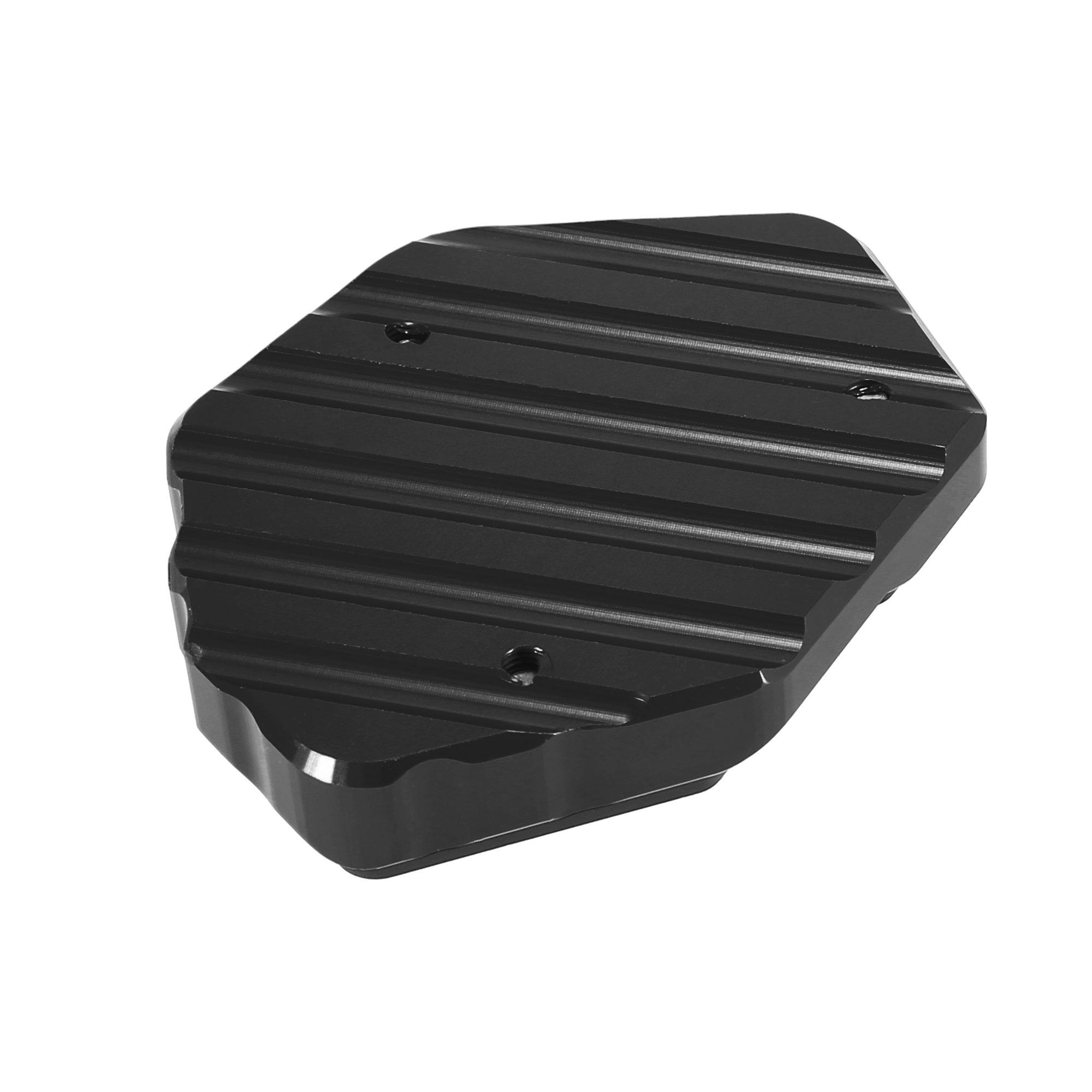 Unique Bargains Motorcycle Kickstand Foot Plate Side Stand Pad Black for Yamaha MT09 XSR900