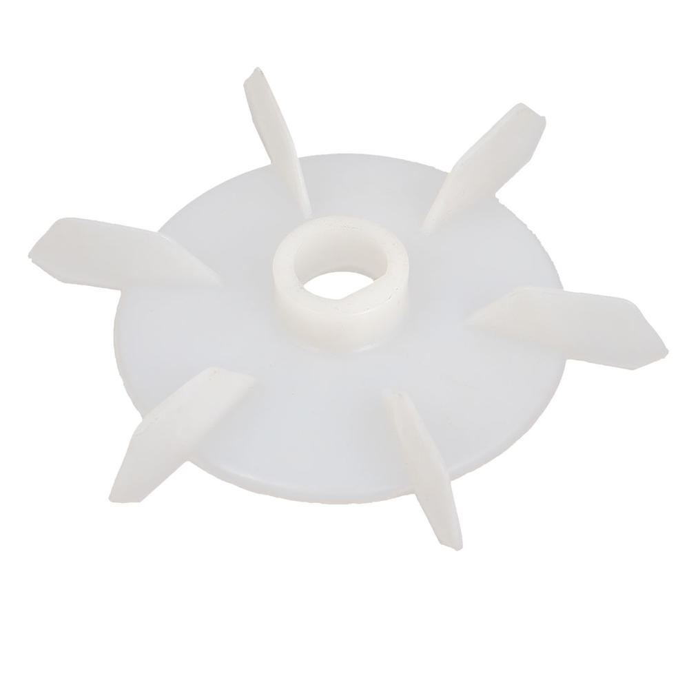 Unique Bargains 20mm Inner Dia 6-Vane Impeller Plastic Motor Fan Vane Wheel Replacement White