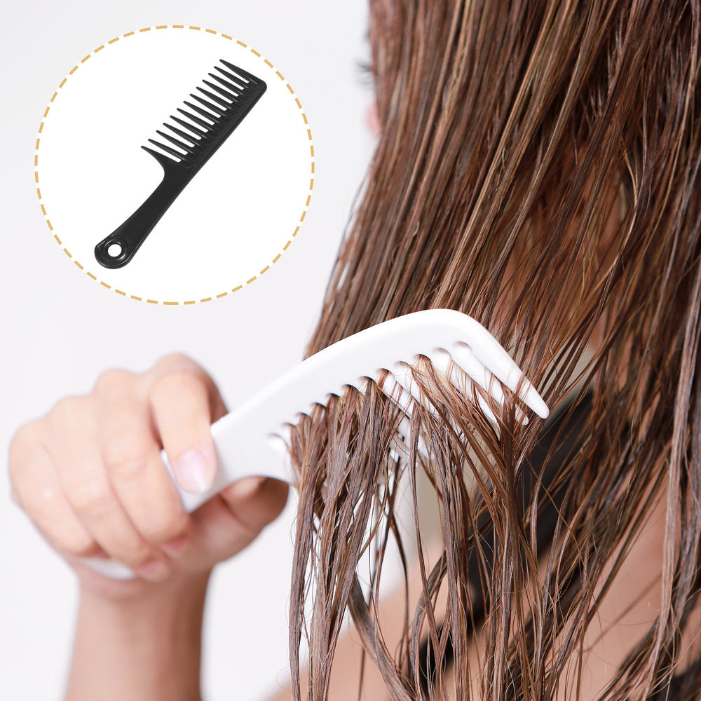 Unique Bargains Wide Tooth Comb for Curly Hair Wet Hair Long Thick Wavy Hair  Detangling Comb