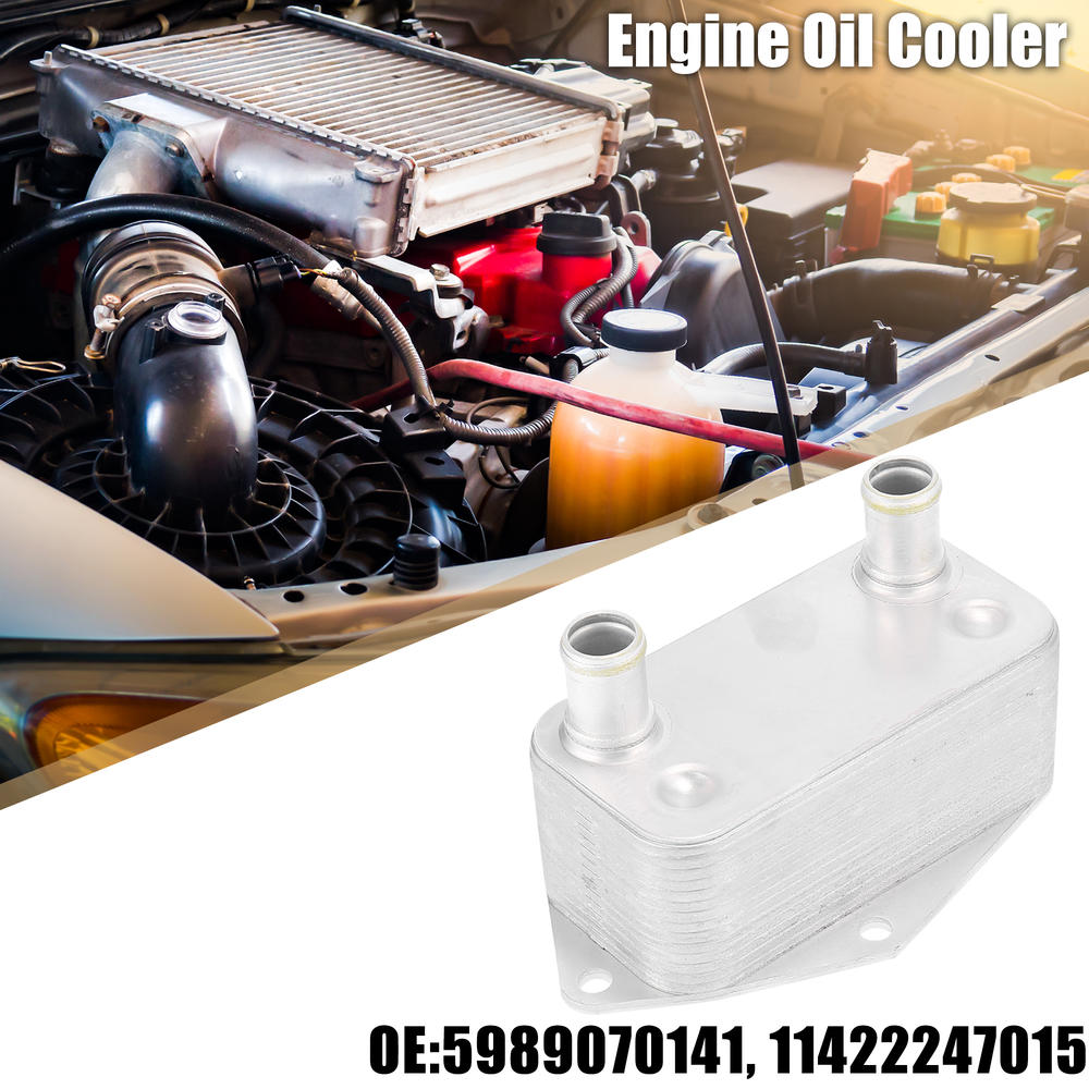 Unique Bargains 5989070141 Engine Oil Cooler for BMW 3 SERIES E46 318D 320D 5 SERIES E39 520D