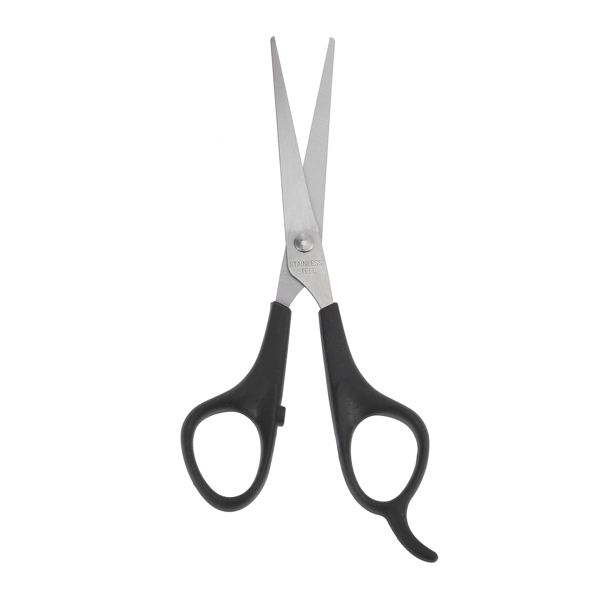 Unique Bargains Stainless Steel 6 Inch Straight Scissors for Long Short Thick Hard Soft Hair for Men Women Silver Tone
