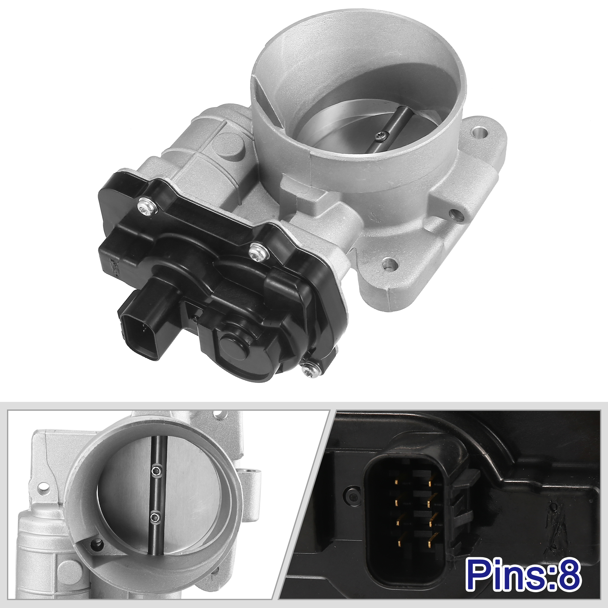 Unique Bargains 12570801 12679526 Electronic Throttle Body Assembly for GMC Sierra 3500 Classic
