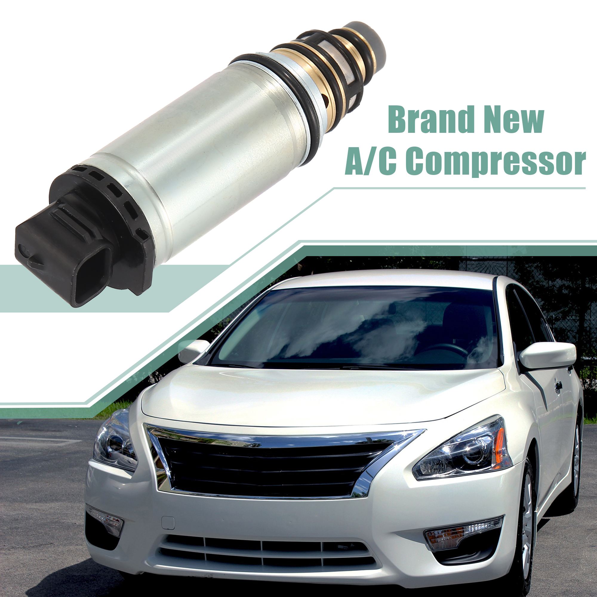 Unique Bargains AC Air Conditioner Compressor Control Solenoid Valve for Nissan Altima 2013-2018