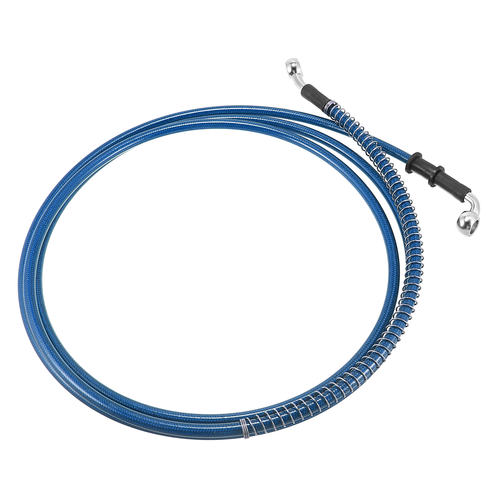 Unique Bargains 240cm 94.49" Brake Clutch Oil Hose Line Pipe Hydraulic Blue for Motorcycle