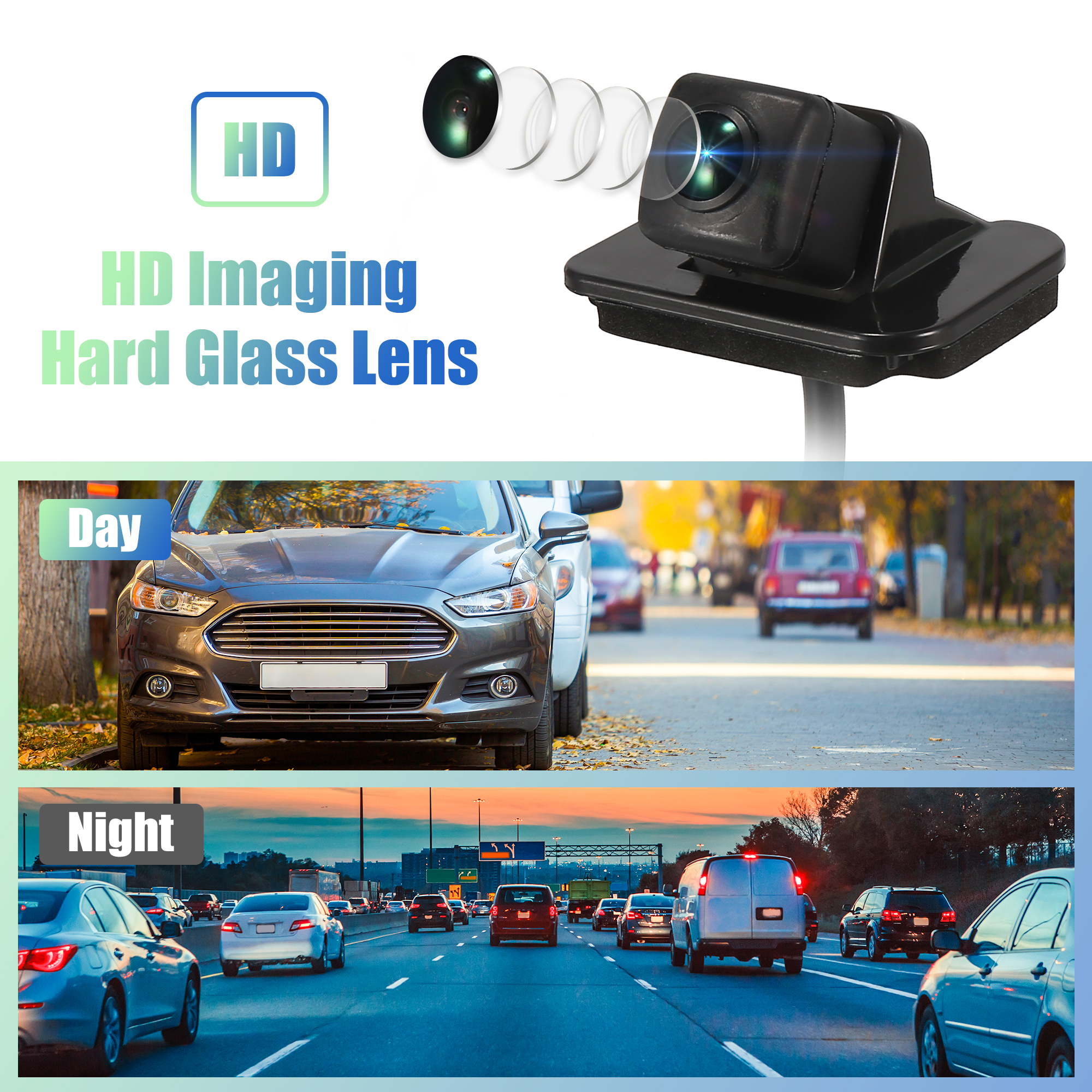 Unique Bargains Car Rear View Backup Parking Camera 39530-T2A-A31 for Honda Accord 2014-2017