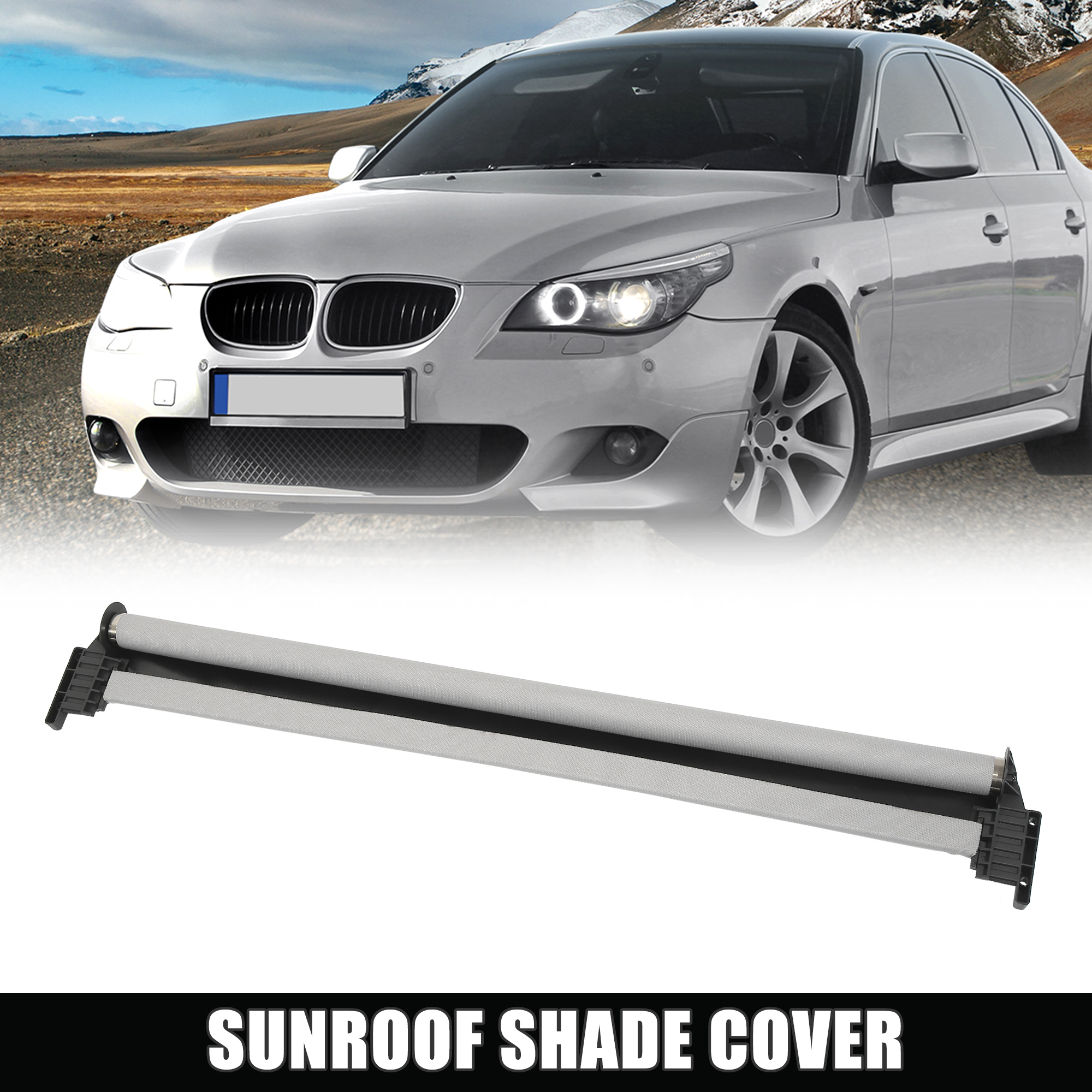 Unique Bargains Sun Shade Sunroof Cover Visor 54107237591 for BMW 535i 550i 528i 550i GT 10-19