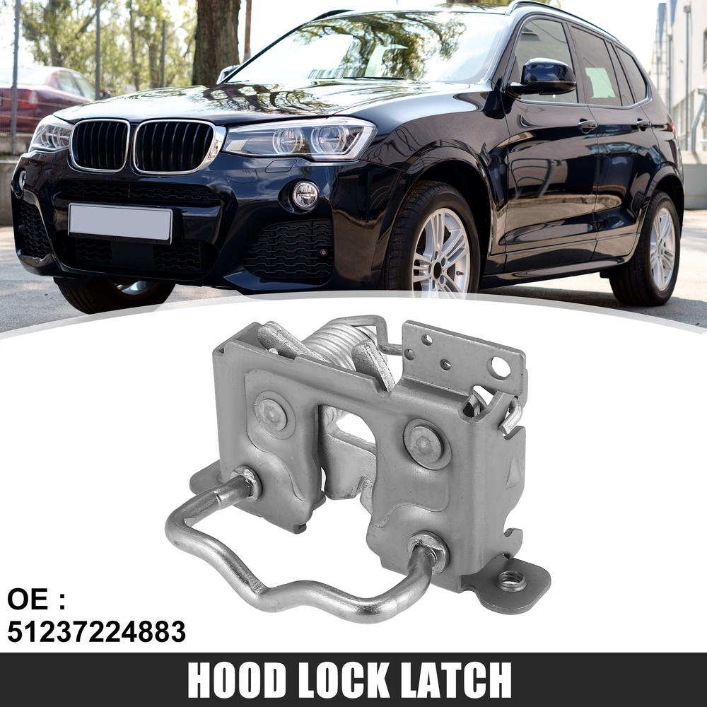 Unique Bargains Car Hood Catch Lock Latch for BMW X3 F25 09-17 for BMW X4 F26 13-18 51237224883