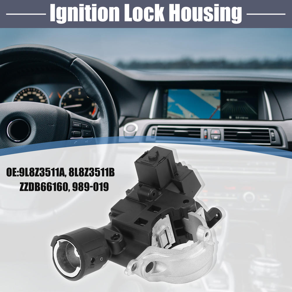 Unique Bargains Ignition Lock Housing Lock Flange 9L8Z3511A for Ford Focus for Ford Escape 08-11
