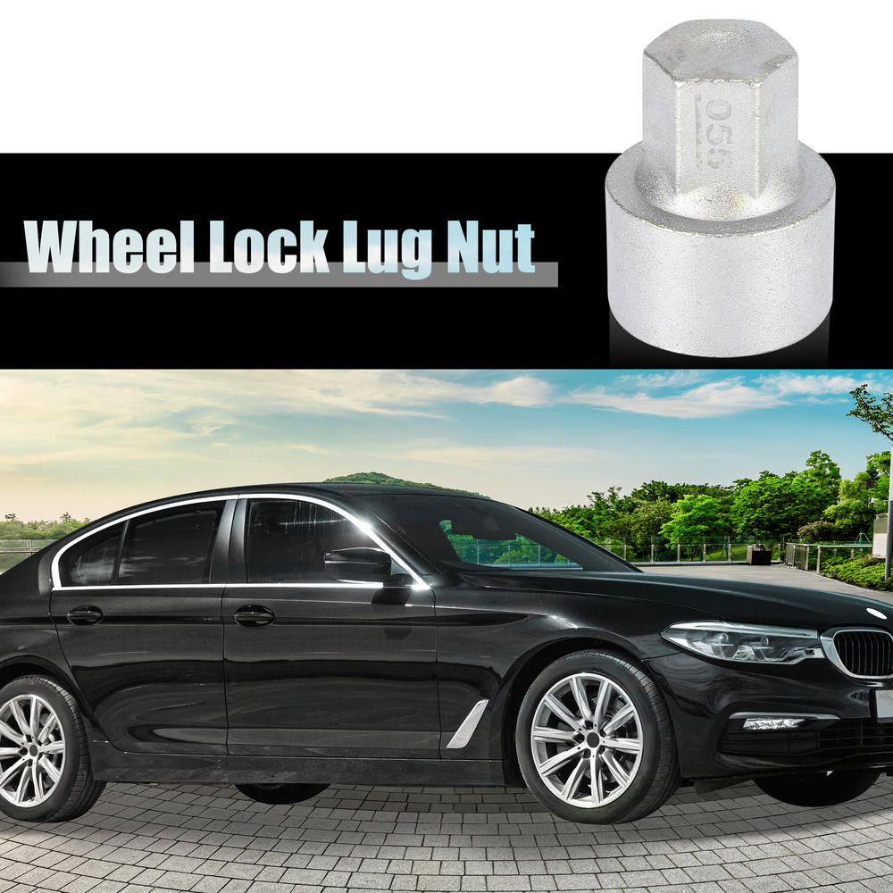 Unique Bargains 055 Wheel Lock Lug Nut Anti Theft Lug Nut Screw Removal Key for BMW 3 5 7 Series