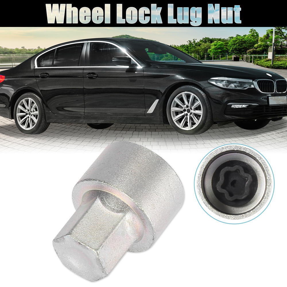 Unique Bargains 055 Wheel Lock Lug Nut Anti Theft Lug Nut Screw Removal Key for BMW 3 5 7 Series