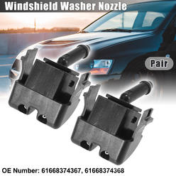 Unique Bargains Pair Car Windshield Washer Nozzles for BMW 3' E46 61668374367 61668374368
