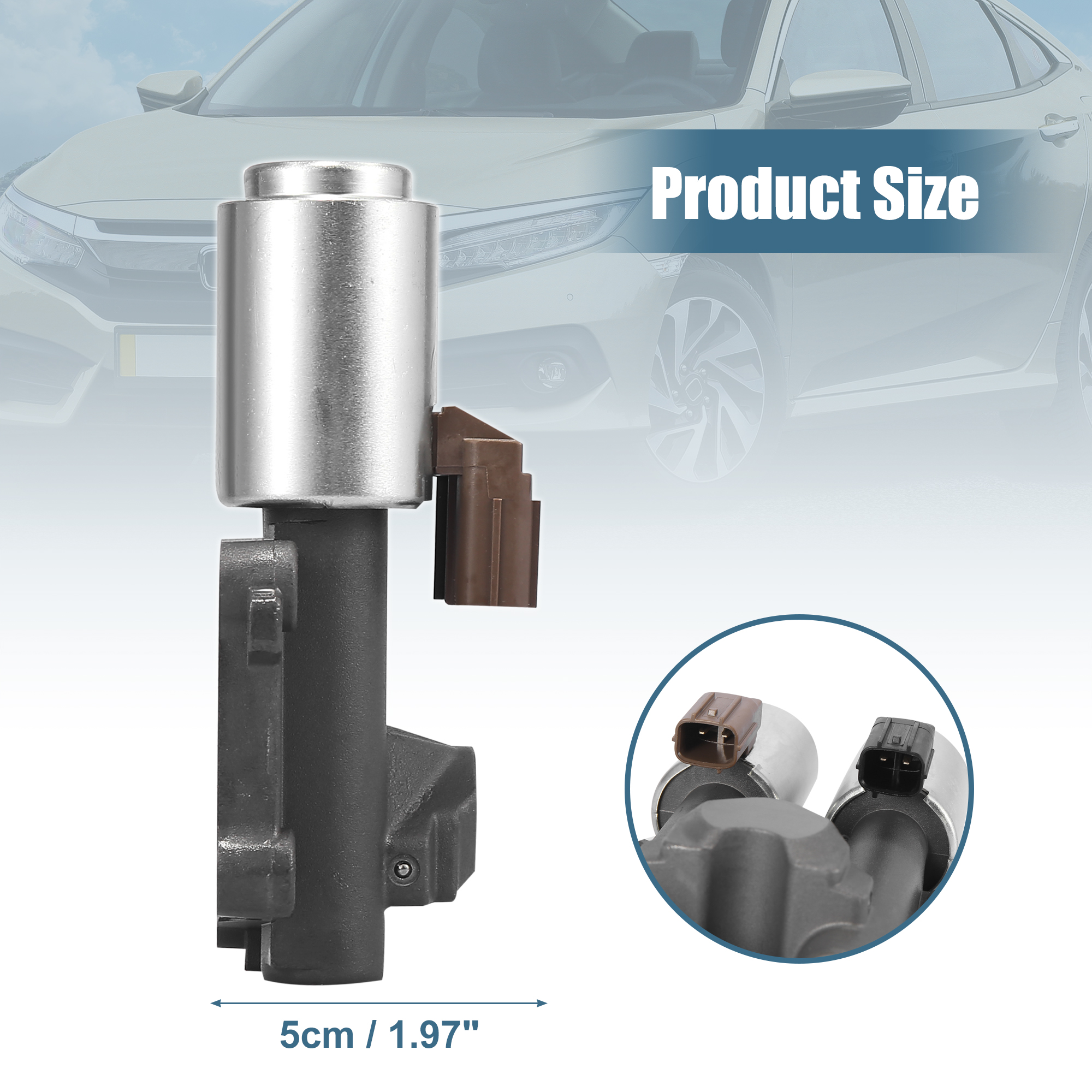 Unique Bargains Transmission Dual Linear Shift Solenoid Valve 28260-RPC-004 for Honda Civic Fit