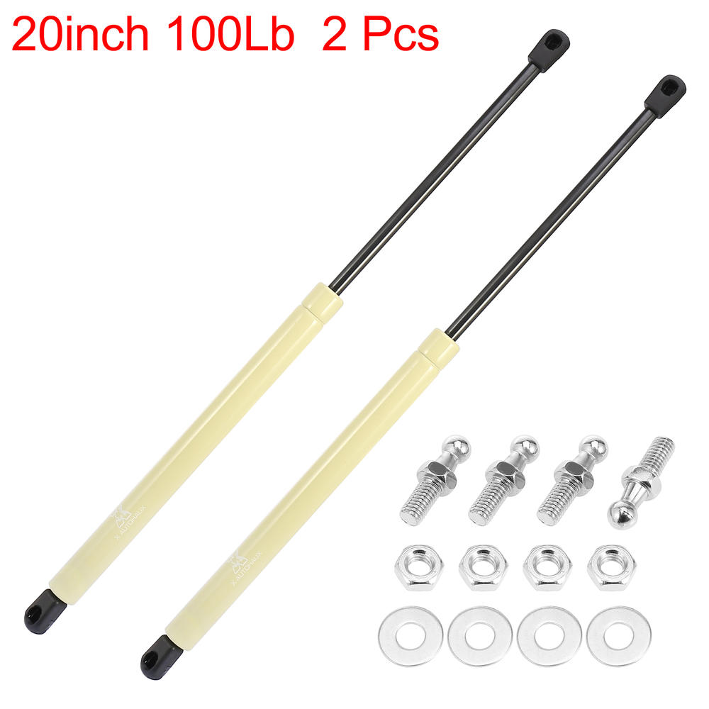 Unique Bargains 2pcs 20inch 150Lb Yellow Universal Gas Spring Lift Supports for RV Car Boat