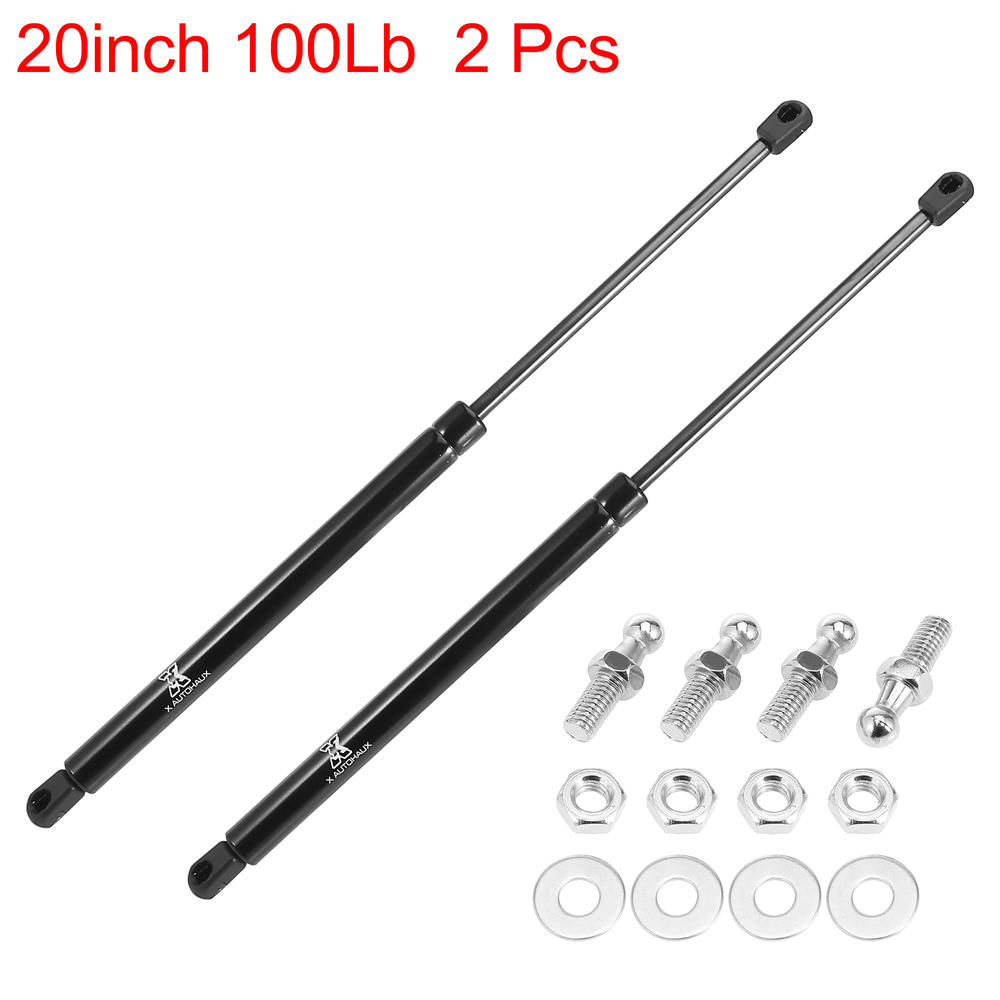 Unique Bargains 2pcs 20inch 100Lb Black Universal Gas Spring Shock Lift Supports for RV Car Boat