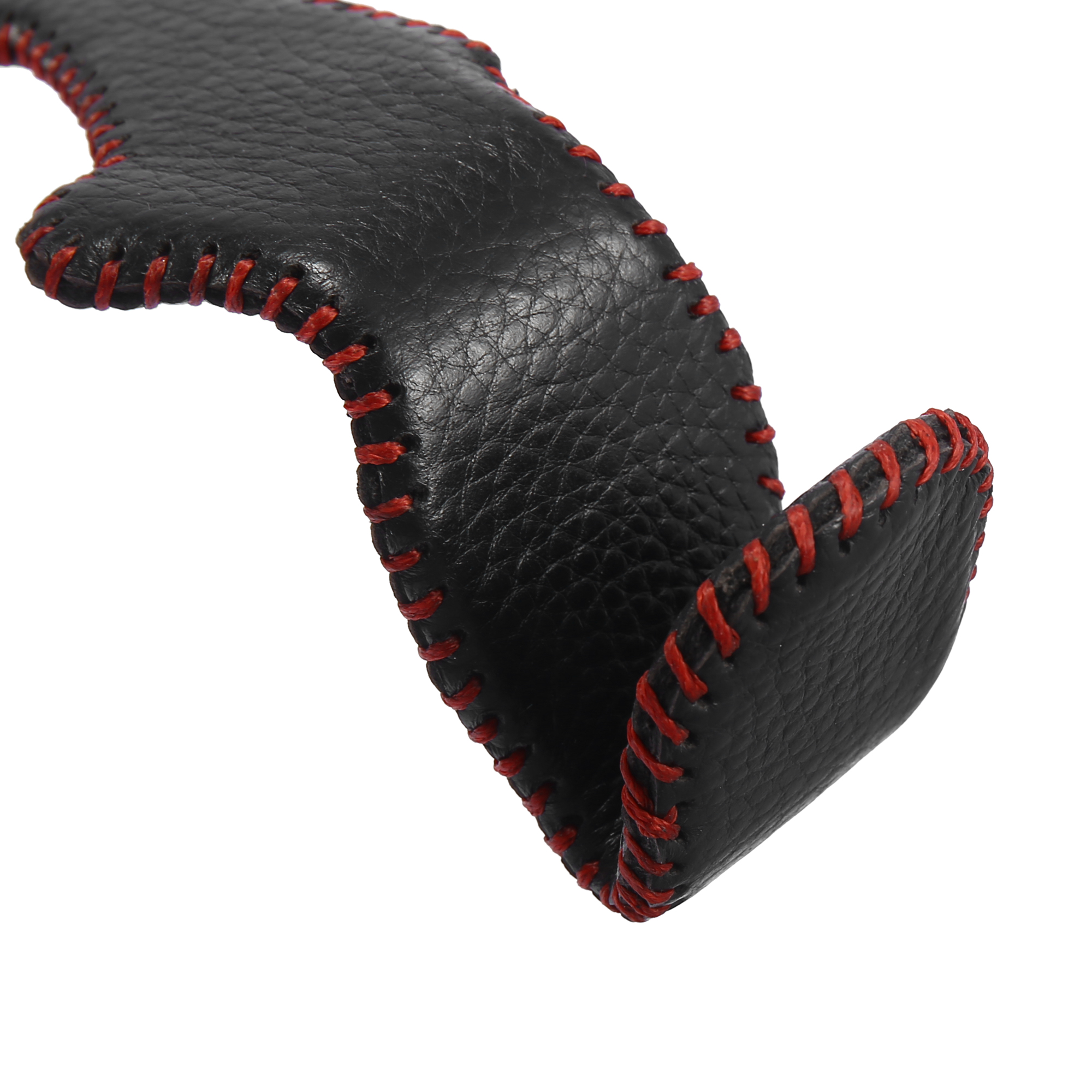 Unique Bargains 2pcs Universal Faux Leather Car Headrest Hook Back Seat Hanger Holder Black Red