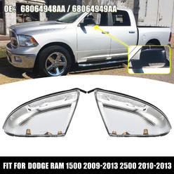 Unique Bargains 1 Pair Front Driver Passenger Mirror Turn Signal for Dodge for Ram 1500 09-13