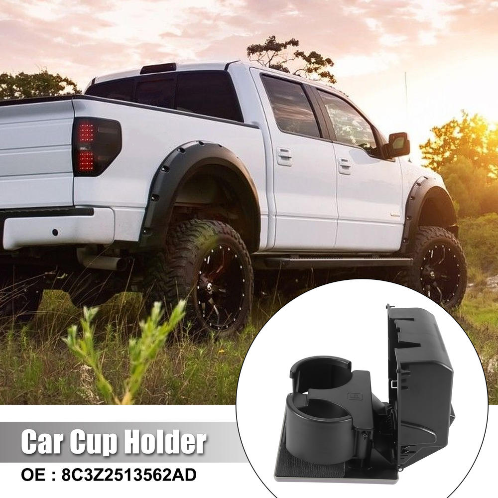Unique Bargains Car Cup Holder for Ford F250 F350 F450 F550 08-16 8C3Z2513562AD Light Gray