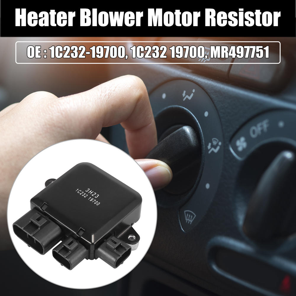 Unique Bargains Heater Control Blower Motor Resistor 1C232-19700 for Mitsubishi Lancer 2002-2007