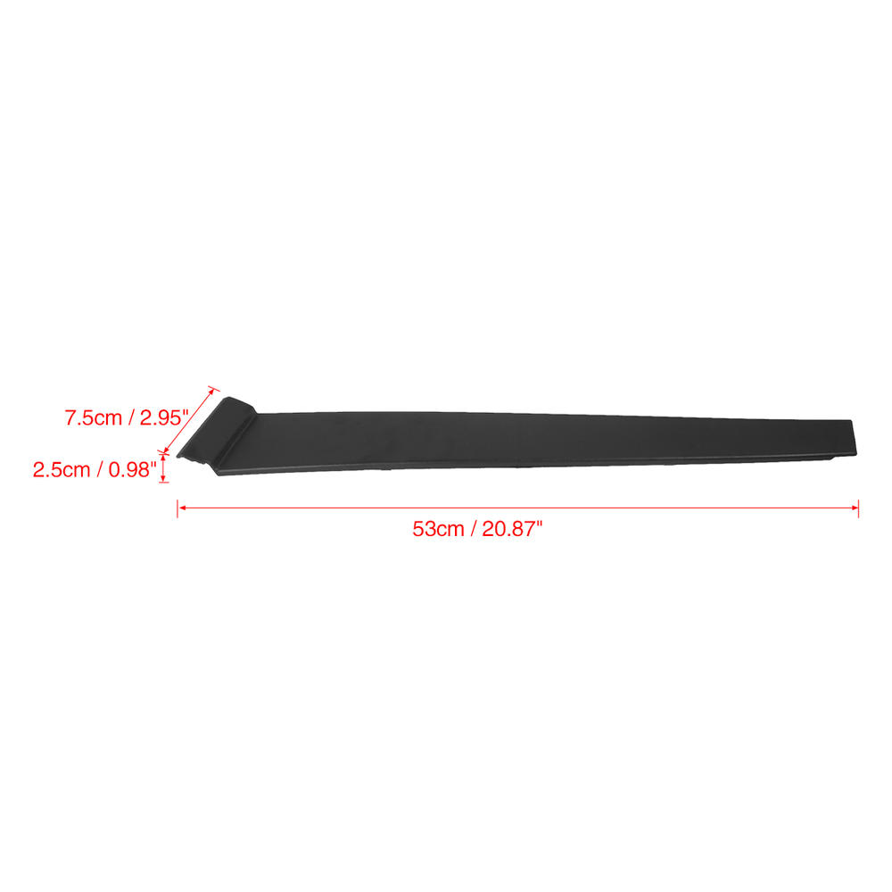 Unique Bargains Black Front Door Pillar Trim Panel Right Driver Side for Ford Fusion 2000-2013