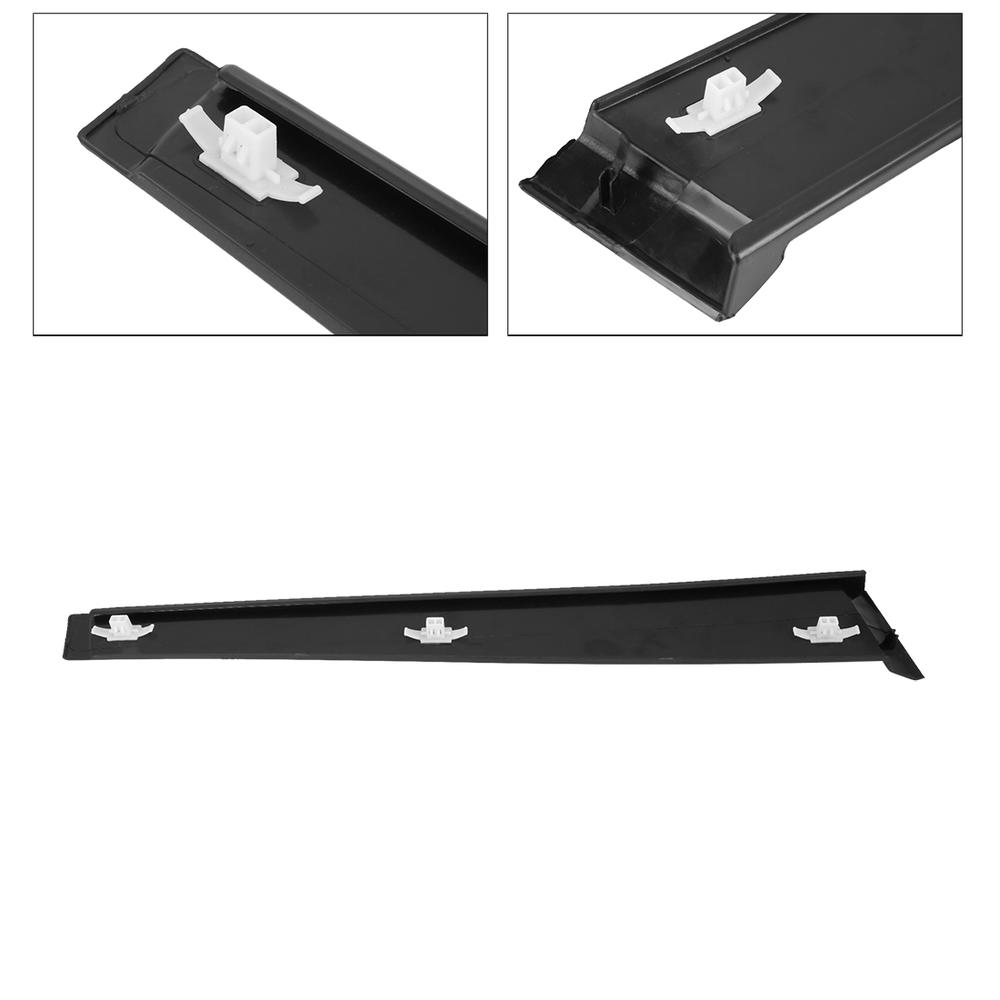 Unique Bargains Black Front Door Pillar Trim Panel Right Driver Side for Ford Fusion 2000-2013