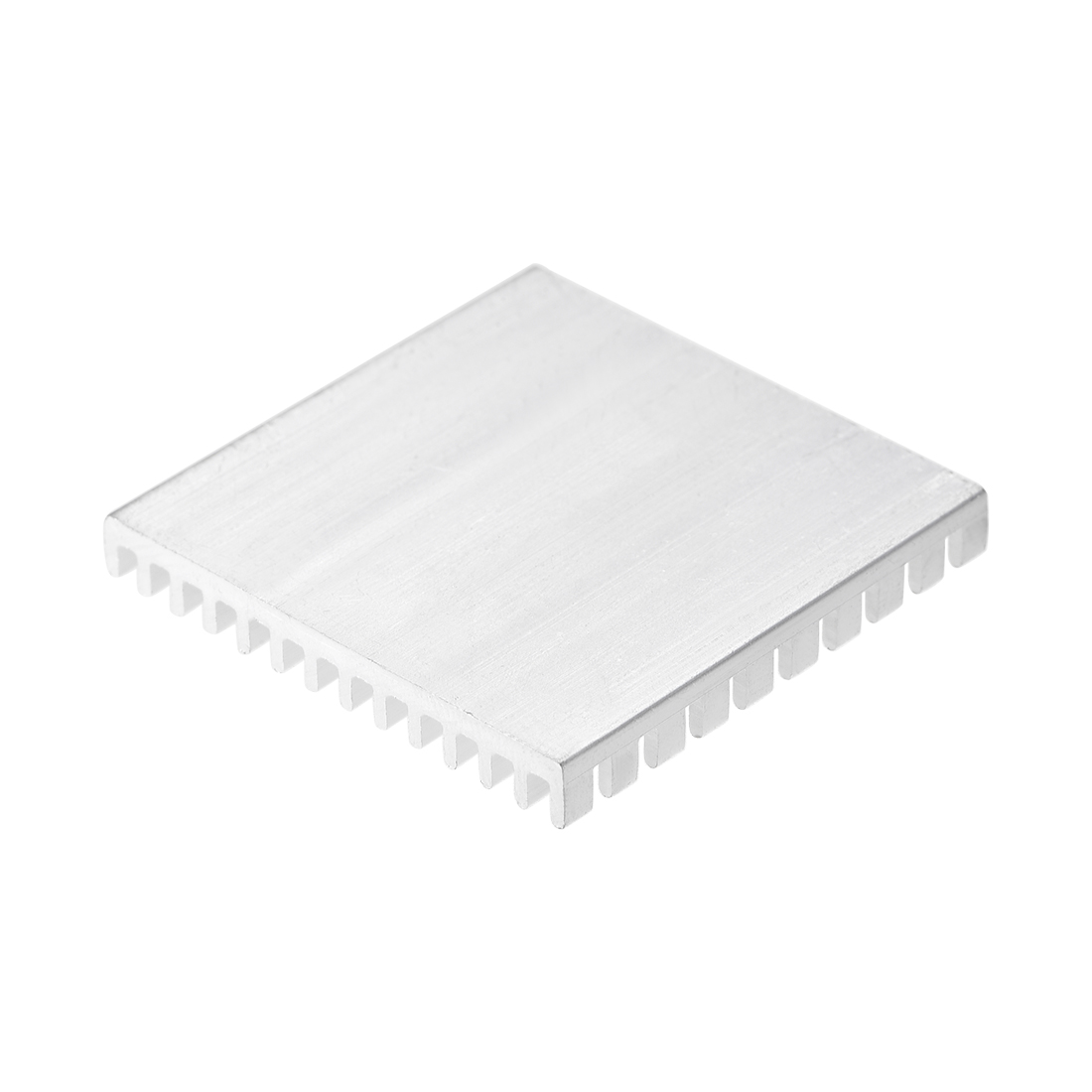Unique Bargains Cross Shaped Notch Heatsink for MOS GPU IC Chip Silver 40 x 40 x 5 mm