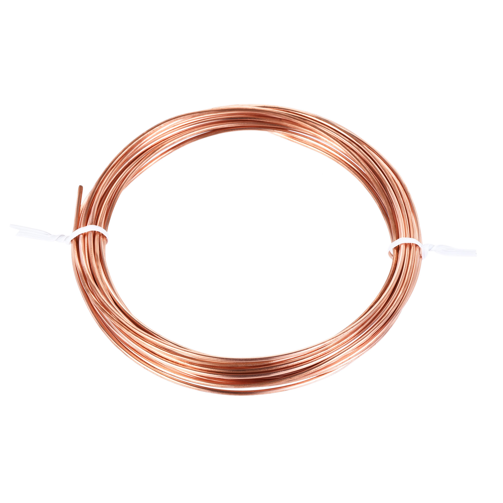 Unique Bargains Refrigeration Tubing 1.8mm OD x 0.8mm ID x 19.5Ft Length Copper Tubing Coil