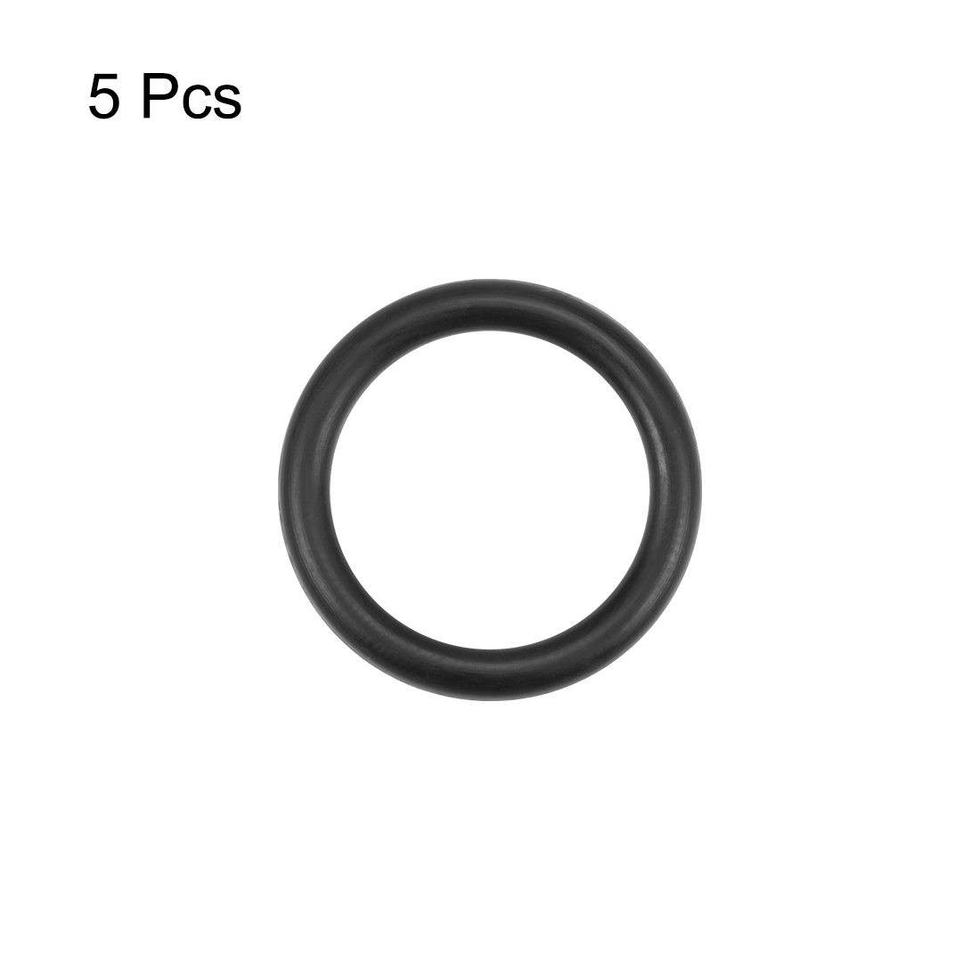 Unique Bargains O-Rings Nitrile Rubber 15mm x 20.3mm x 2.65mm Round Seal Gasket 5 Pcs