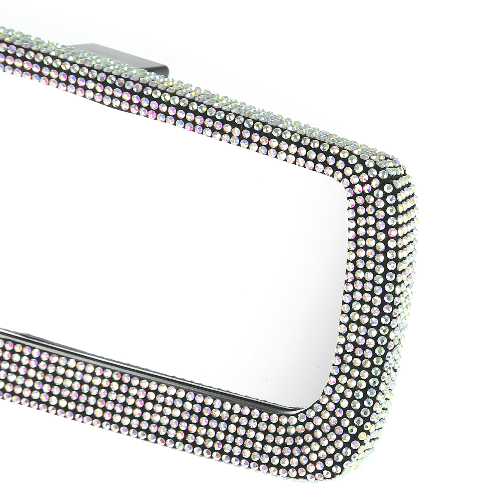 Unique Bargains Bling Car Rear View Mirror with Faux Crystal Interior for Women Multicolor