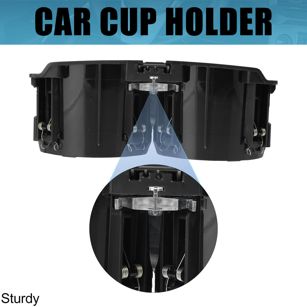 Unique Bargains Car Cup Holder Bottle Water Cupholder Front Seat for Mercedes-Benz A2126800110